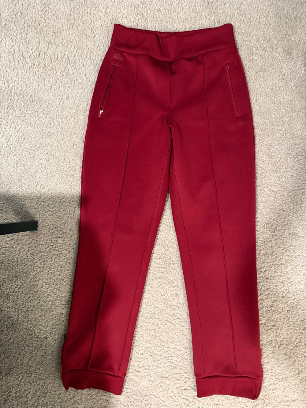Lacoste Red Women's Jogger Pants